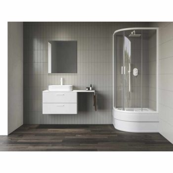   Blix II NBLCP4 Sabina 80x80 zuhanykabin matt fehér+transparent