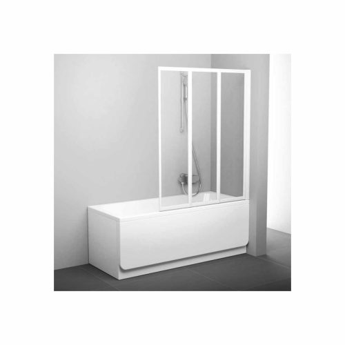 VS3 100  kádparavánfehér+transparent