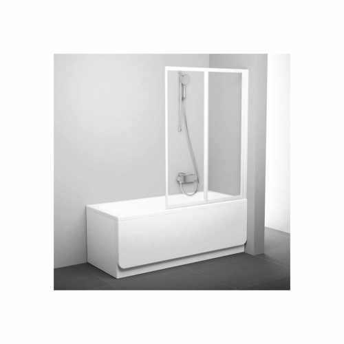 VS2 105 kádparaván fehér+transparent