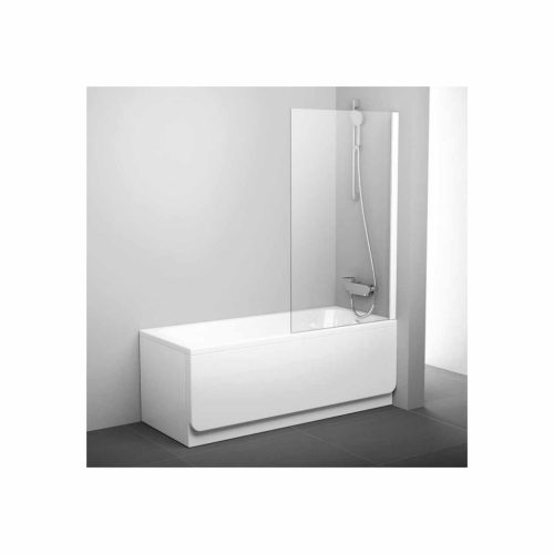 PVS1-80 kádparaván fehér+transparent