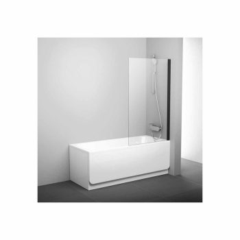 PVS1-80 kádparaván fekete+transparent