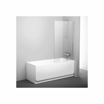 PVS1-80 kádparaván krómhatású+transparent