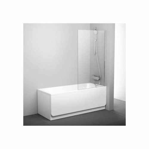 PVS1-80 kádparaván krómhatású+transparent