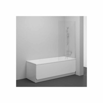 NVS1-80 kádparaván krómhatású+transparent