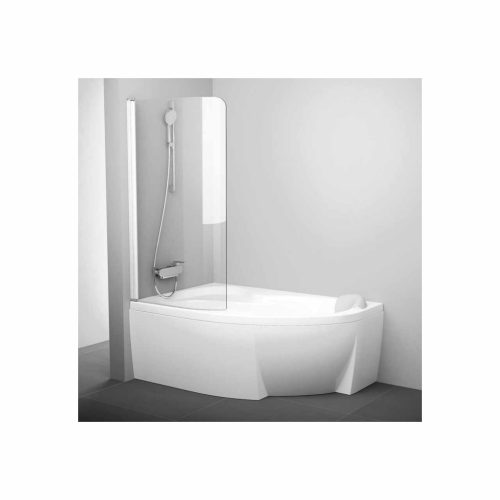 Rosa CVSK1 140/150 bal kádparaván fehér+transparent