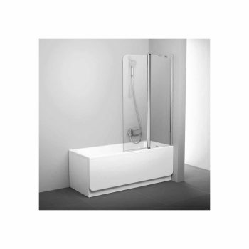 CVS2-100 jobbos kádparaván krómhatású+transparent