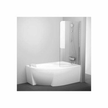   Rosa CVSK1 160/170 jobb kádparaván krómhatású+transparent