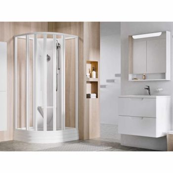 Supernova ASBKP6 80x80 zuhanybox fehér+transparent