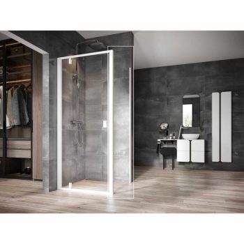 Nexty NPSS-100 fix oldalfal matt fehér+transparent