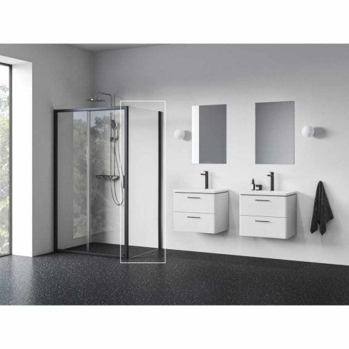 Blix II NBLPS 100 fix oldalfal fekete+transparent