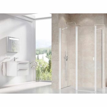 Chrome CPS-90 fix oldalfal matt fehér+transparent