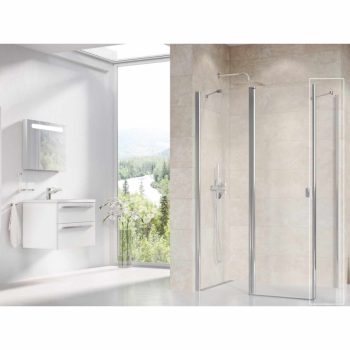 Chrome CPS-100 fix oldalfal krómhatású+transparent