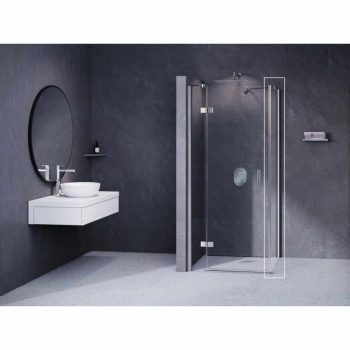 SmartLine SMPS 90 bal fix oldalfal króm+transparent