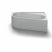 Chrome akrilkád 170x105 jobbos, fehér