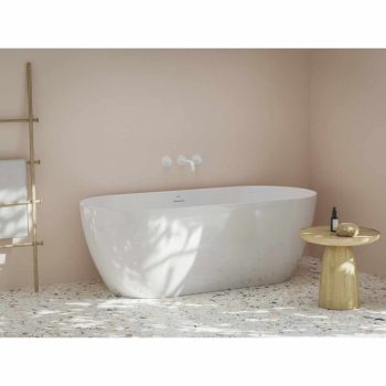   Freedom O Tec 170x77 akrilkád, fehér szabadonálló, króm lefolyó