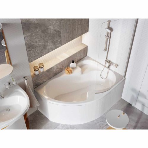 Rosa I 140x105 akrilkád jobb (hófehér)