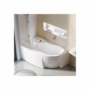   Rosa 95 előlap 'A' bal 150 cm akrilkádhoz (hófehér)