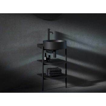 CS Yard 40 fürdőszobai bútor, matt fekete