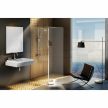 Walk-In Corner Set 120x90, zuhanykabin krómhatású+transparent