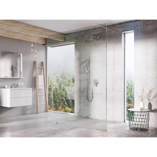 Walk-In Free Set 160, zuhanykabin krómhatású+transparent