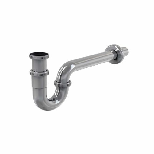 Mosdószifon 'U' krómozott