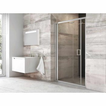 Blix BLDZ2-70 zuhanyajtó krómhatású+transparent