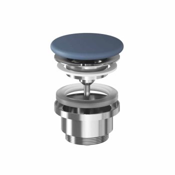 Flat mosdólefolyó kerámia fedéllel, Deepsea Blue