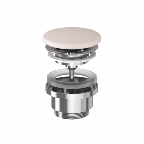 Flat mosdólefolyó kerámia fedéllel, Alabaster Pink