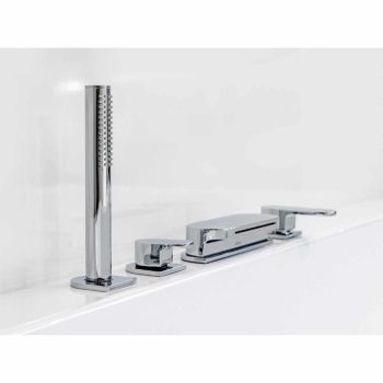   Chrome kádperemre szerelhető vízesés csaptelep CR 025.00CR, króm