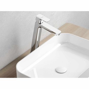   10° álló mosdócsaptelep leeresztő nélkül, 333 mm TD 015.00CR, króm