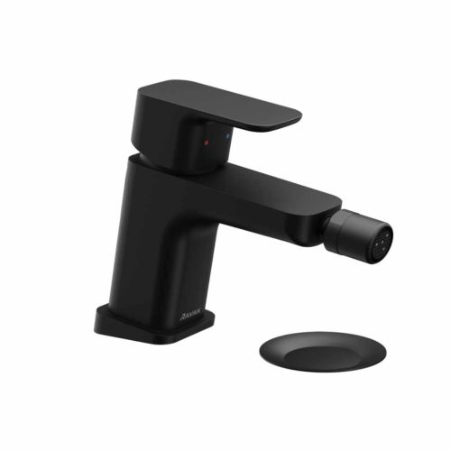 10° Free bidécsaptelep leeresztővel ClickClack TD F 055.20BL, fekete