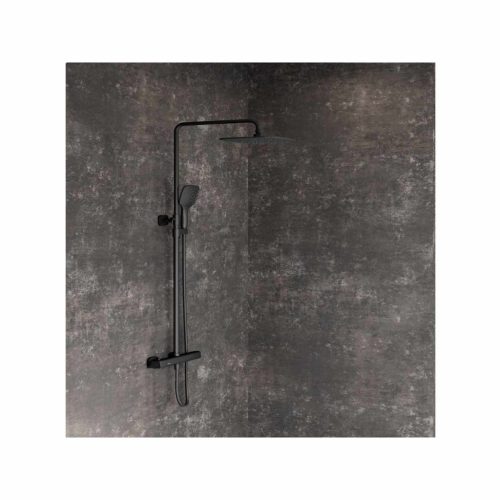 10° Free Termosztátos zuhanyoszlop TD F 091.20BL, fekete