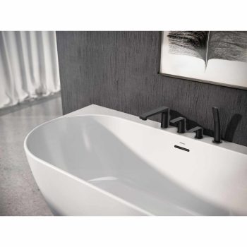 Flat kádperem csaptelep szett FL 026.20BL , fekete