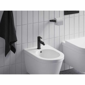 Puri bidécsaptelep leeresztővel PU 055.20BL, fekete