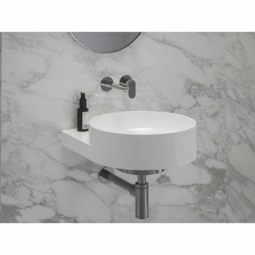 Eleganta falba süllyesztett mosdócsaptelep belső egység nélkül EL 019.00CR.O1.RB07B, Chrome