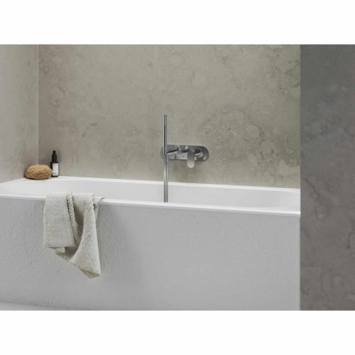 Eleganta falba süllyesztett csaptelep szettel, kétutas, belső egység nélkül EL 065.00CR.O2.RB07D.+S, Chrome