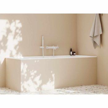   Espirit fali kádcsaptelep zuhanyszett nélkül ES 022.10WV, White Velvet