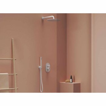   Espirit falba süllyesztet csaptelep, automatikus kétutas, belső egységgel ES 061.10WV.O2, White Velvet