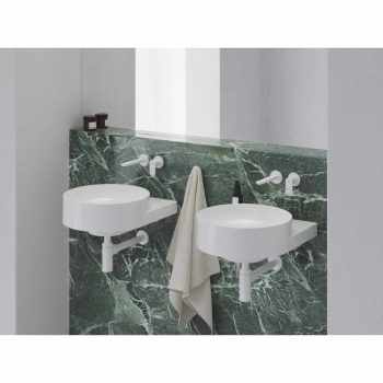   Eleganta falba süllyesztett mosdócsaptelep belső egység nélkül EL 019.10WV.O1.RB07B, White Velvet