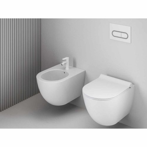 Eleganta álló bidécsaptelep 130 mm leersztő nélkülEL 056.10WV , White Velvet