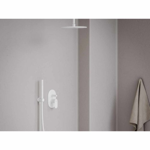 Eleganta falba süllyesztet csaptelep, automatikus, kétutas, belső egységgel EL 061.10WV.O2, White Velvet