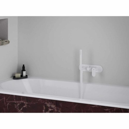 Eleganta falba süllyesztett csaptelep szettel, kétutas, belső egység nélkül EL 065.10WV.O2.RB07D.+S, White Velvet