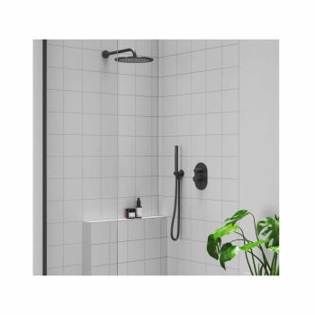   Espirit falba süllyesztett csaptelep, kétutas, belső egység nélkül ES 065.20BLM.O2.RB07E, Black Matt