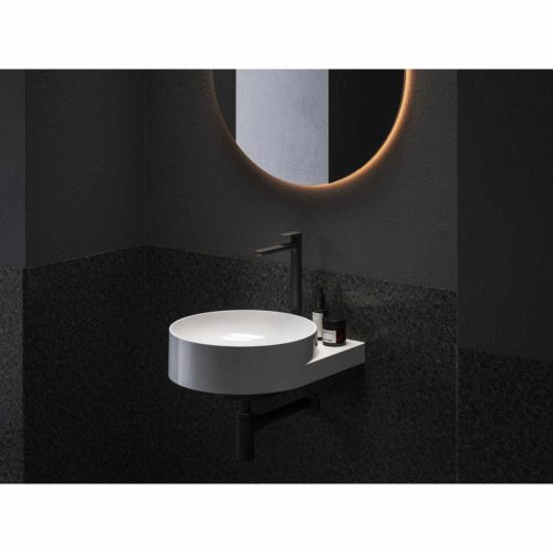 Eleganta álló mosdócsaptelep 335 mm leeresztő nélkül EL 015.20BLM, Black Matt