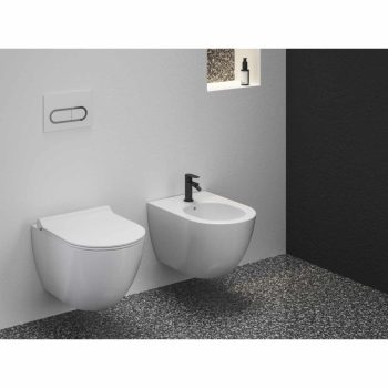   Eleganta álló bidécsaptelep 130 mm leersztő nélkül EL 056.20BLM, Black Matt