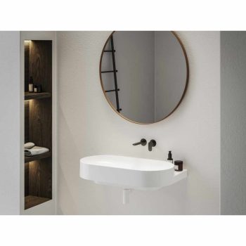   Eleganta falba süllyesztett mosdócsaptelep belső egység nélkül EL 019.20GB.O1.RB07B, Graphite Brushed