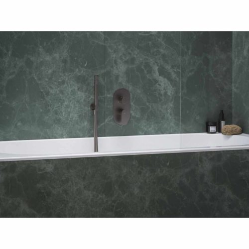 Eleganta falba süllyesztett csaptelep, háromutas, belső egység nélkül EL 068.20GB.O3.RB07F, Graphite Brushed