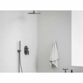   Eleganta falba süllyesztet csaptelep, automatikus, kétutas, belső egységgel EL 061.20GB.O2, Graphite Brushed