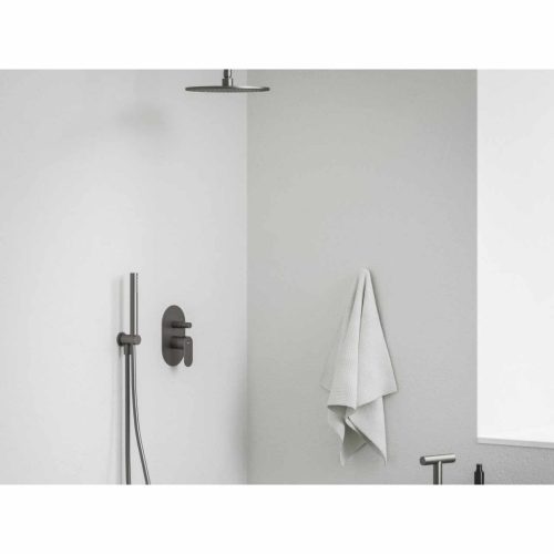 Eleganta falba süllyesztet csaptelep, automatikus, kétutas, belső egységgel EL 061.20GB.O2, Graphite Brushed