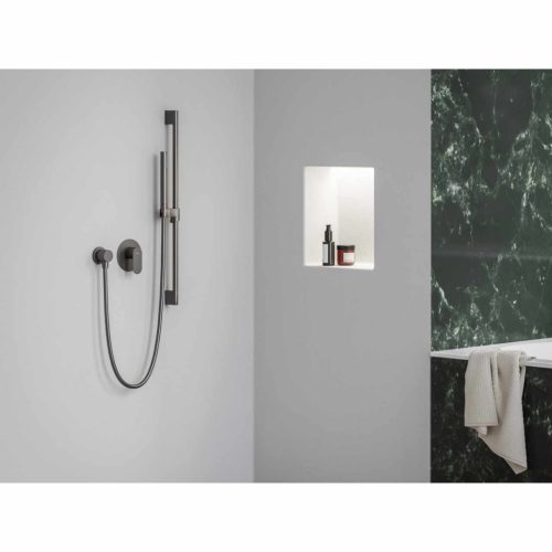 Eleganta falba szüllyesztett csaptelep, egyutas, belső egységgel EL 062.20GB.O1, Graphite Brushed